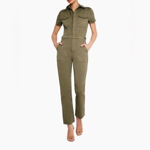 Good American Khaki Jumpsuit